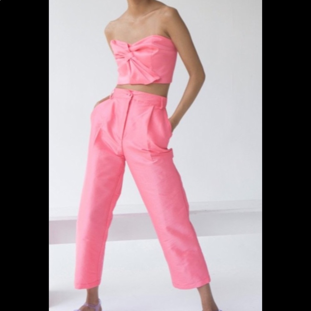 NWT Tach Magenta Clara Pink Clara 2 Pc. Pant Set